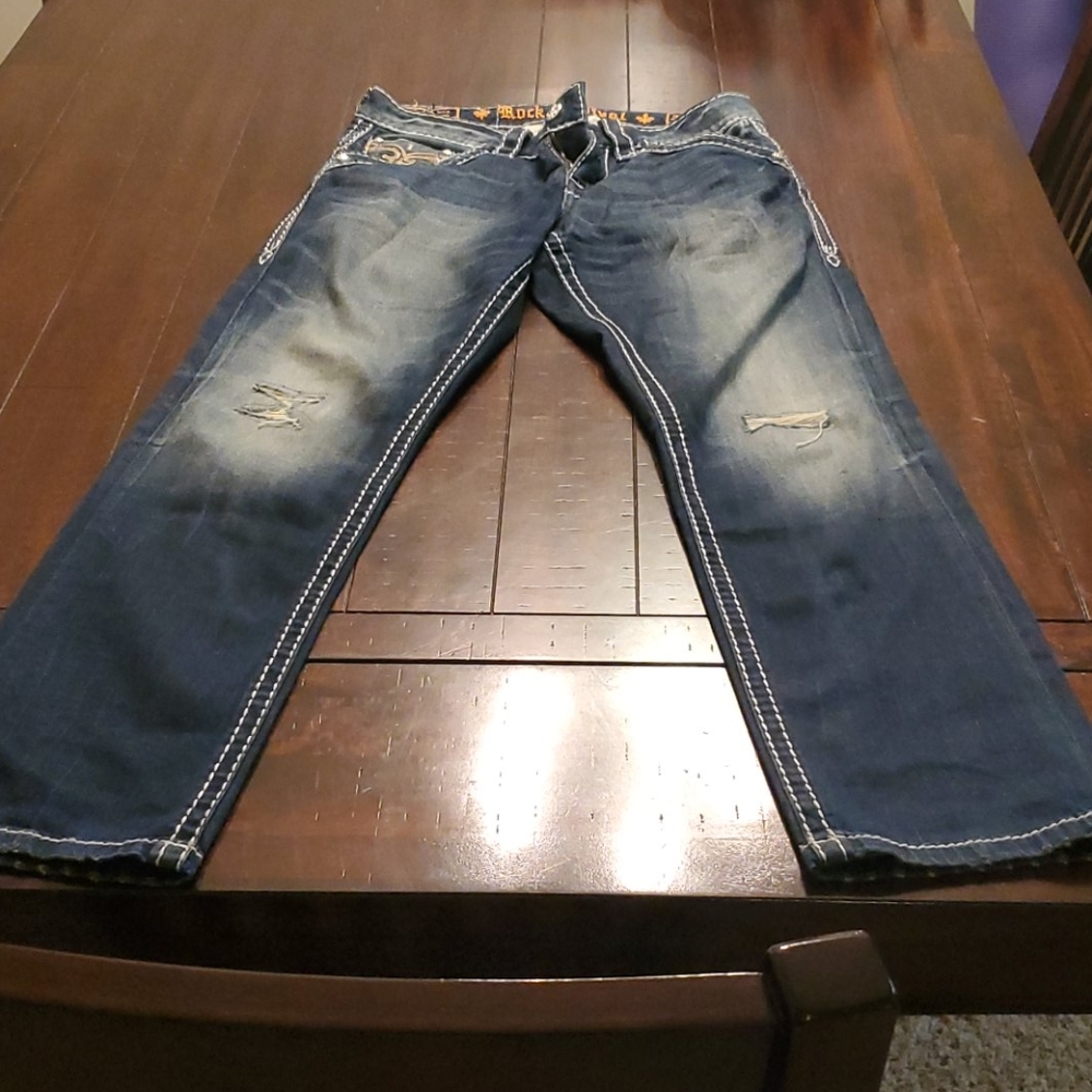 Men's rock revival 30x32 straight leg